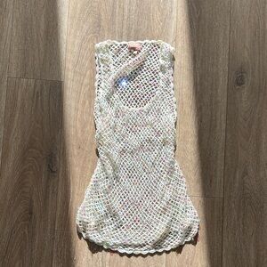Show Me Your MuMu Cream Mesh Tank Top